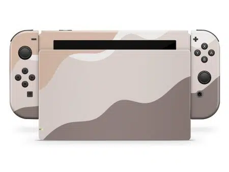 BROWN PASTELS CONSOLE + DOCK WITHOUT LOGO