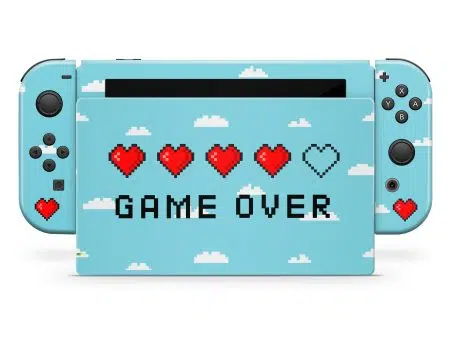 GAME OVER NINTENDO SWITCH SKIN