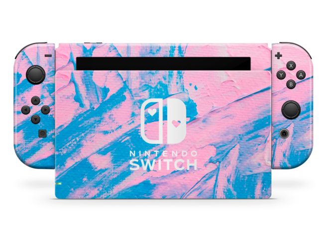 ABSTRACT PAINT NINTENDO SWITCH SKIN