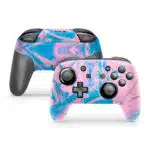 ABSTRACT PAINT NINTENDO SWITCH PRO CONTROLLER SKIN