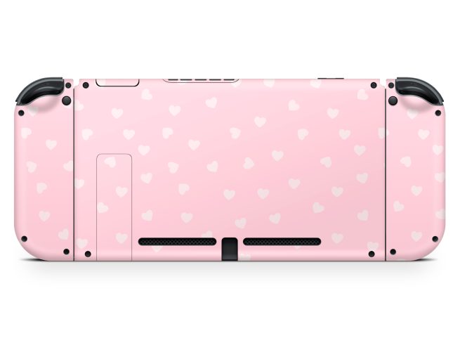 Nintendo Switch Pink Hearts Skin