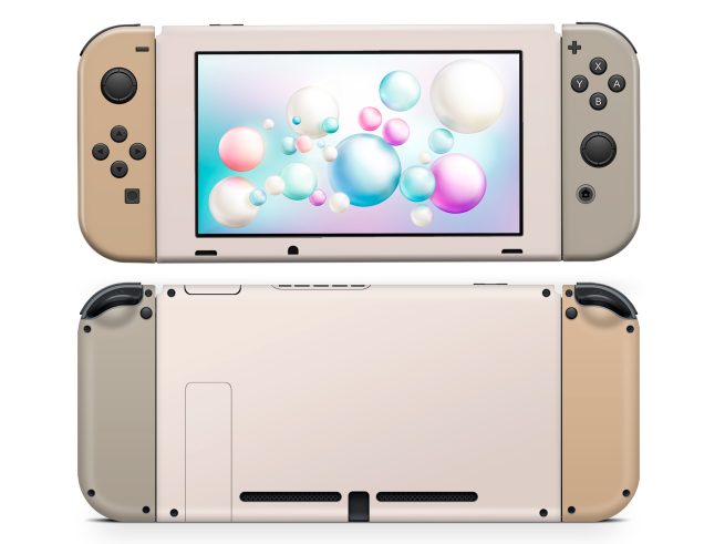 Nintendo Switch Beige Pastels Skin