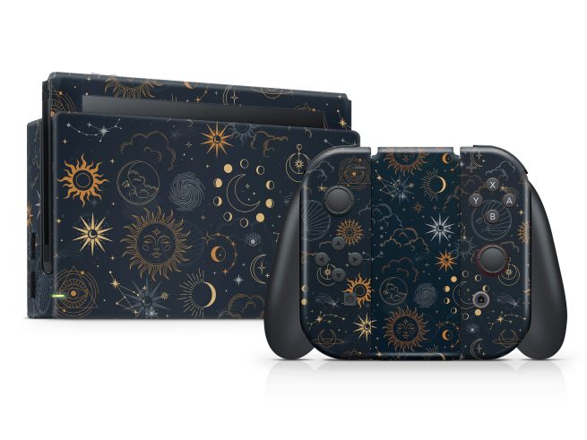 Nintendo Switch Constellation Stargazing Skin