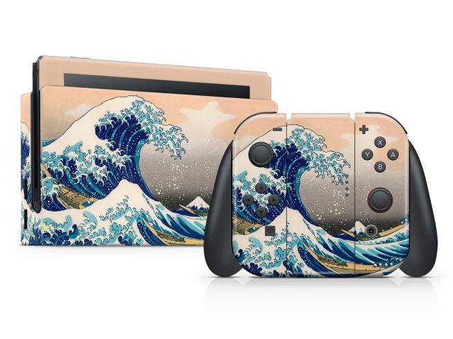 Nintendo Switch Great Wave Off Kanagawa Skin