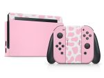 Nintendo Switch Cow Print Pink Skin