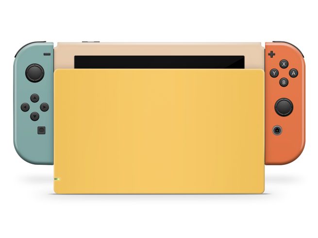 Nintendo Switch Retro 80s Colorwave Skin