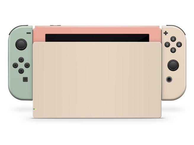 Nintendo Switch Pastels Color Blocking Skin
