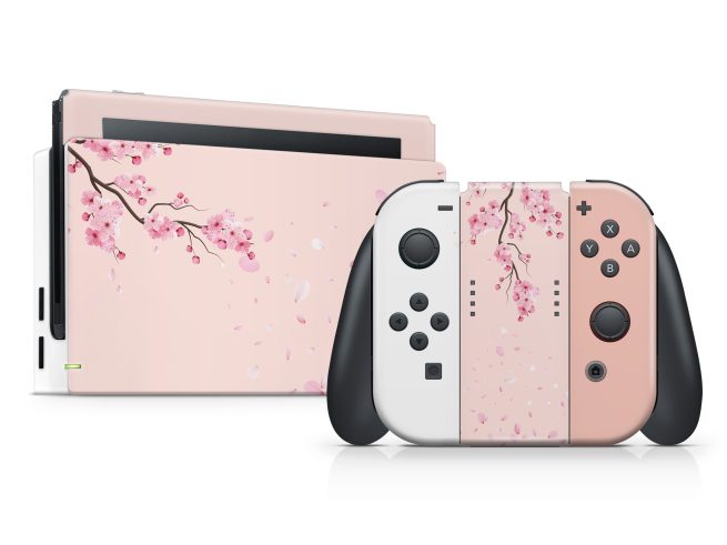 Nintendo Switch Pastel Sakura Skin