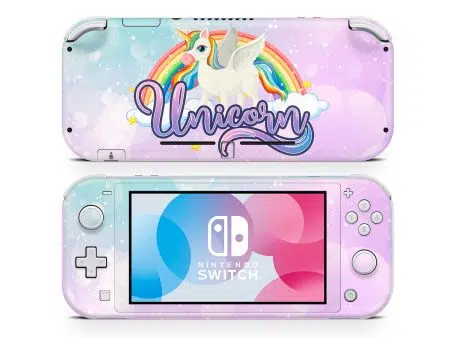 Nintendo Switch Lite Cute Unicorn Skin