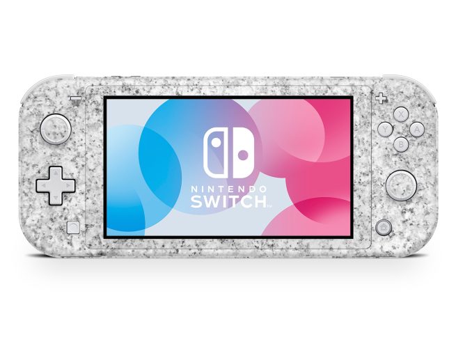 Nintendo Switch Lite White Granit Skin