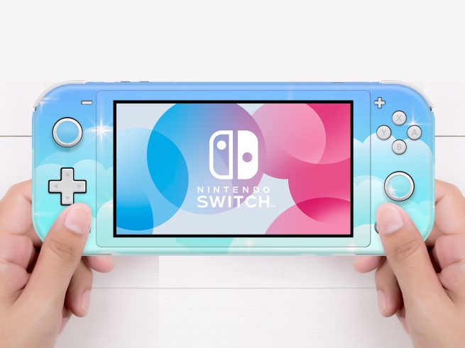 Nintendo Switch Lite Magical Clouds Skin
