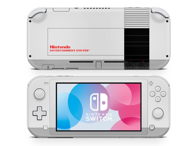 Nintendo Switch Lite NES Skin