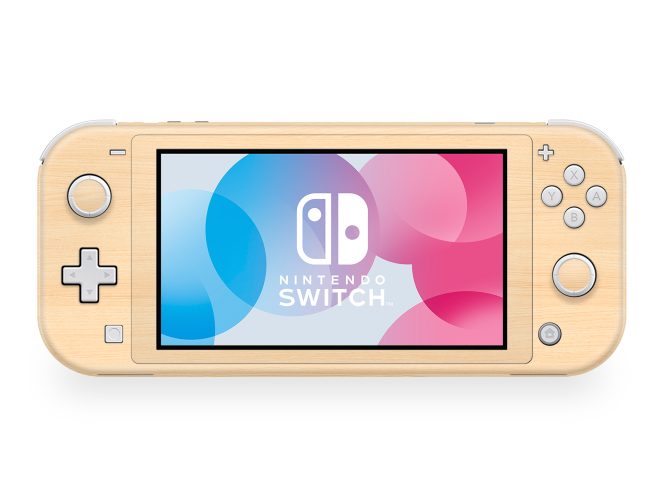 Nintendo Switch Lite Light Wood Skin