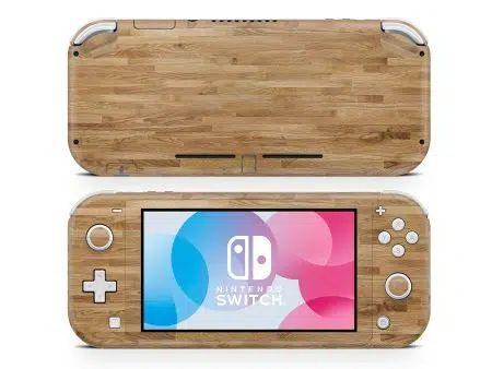 Nintendo Switch Lite Light Wood Planks Skin