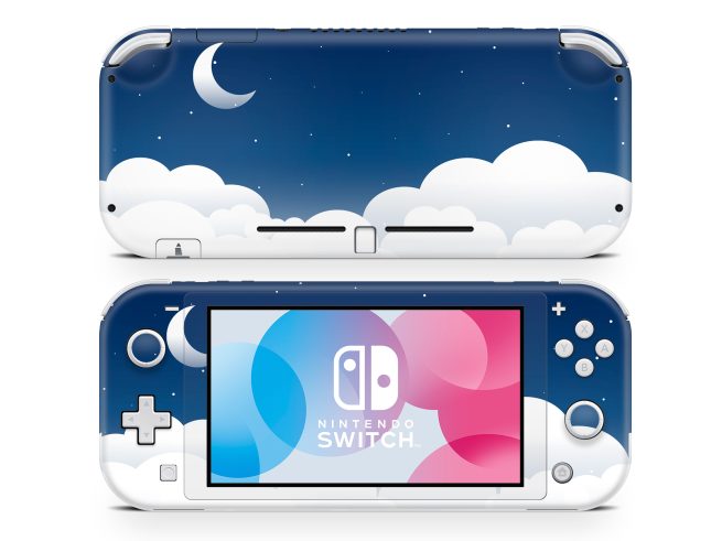 Nintendo Switch Lite Night Sky Moon Skin