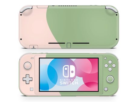 Nintendo Switch Lite Two Tone Sage & Cream Skin