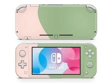 Nintendo Switch Lite Two Tone Sage & Cream Skin
