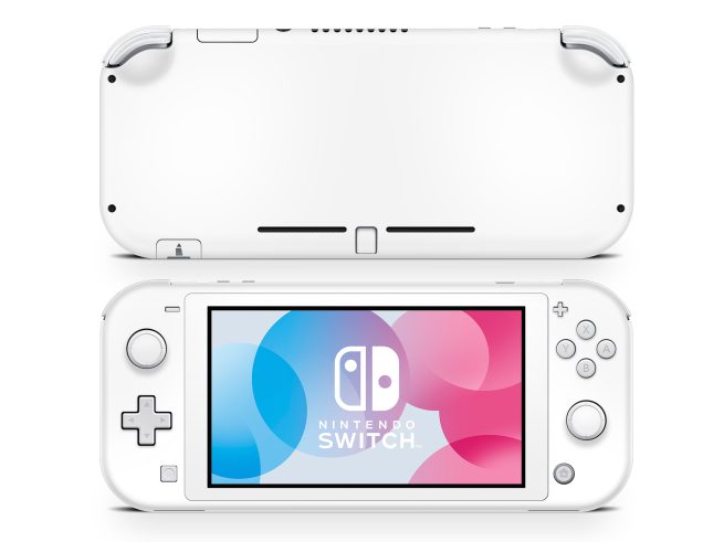 Nintendo Switch Lite Avalanche White Skin