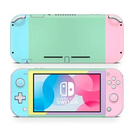 Nintendo Switch Lite Retro Pastel Colors Skin
