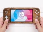 Nintendo Switch Lite Worn Wood Skin