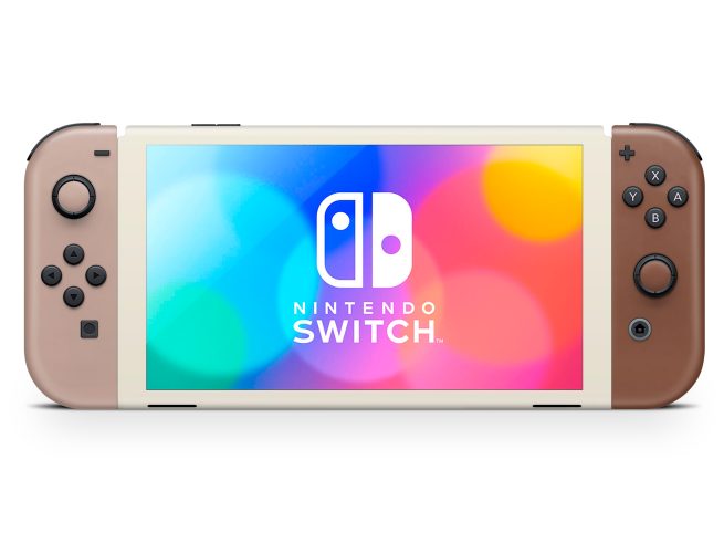 Nintendo Switch OLED Cappuccino Skin