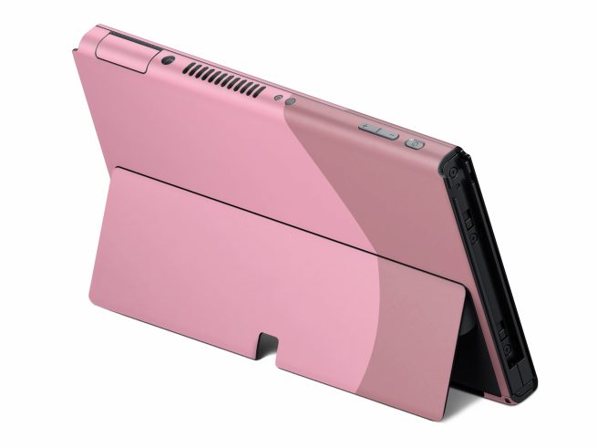 Nintendo Switch OLED Pink Lipstick Skin