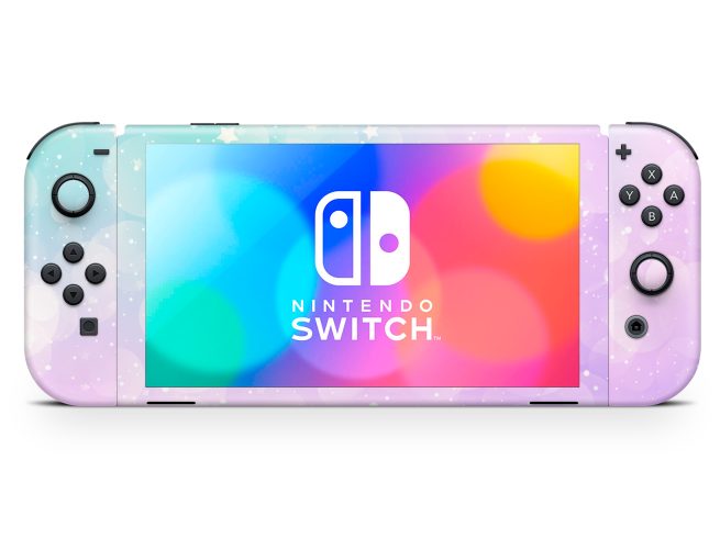Nintendo Switch OLED Cute Unicorn Skin