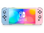 Nintendo Switch OLED Rainbow Waves Skin