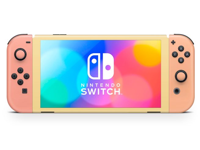 Nintendo Switch OLED Mango Peach Skin