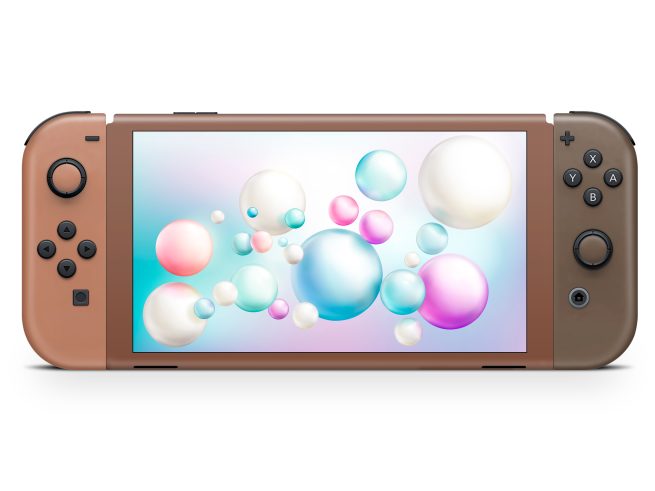 Nintendo Switch OLED Mocha Caramel Skin
