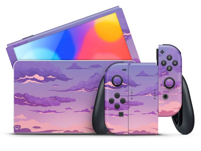 Nintendo Switch OLED Sky Clouds Skin