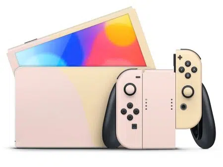 Nintendo Switch OLED Peach & Cream Skin
