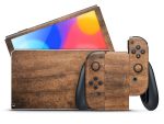 Nintendo Switch OLED Worn Wood Skin