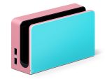 Nintendo Switch OLED Pink & Turquoise Skin