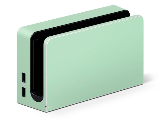 Nintendo Switch OLED Soft Green Skin