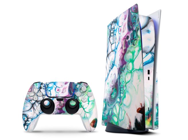 PlayStation 5 Colored Marble Skin