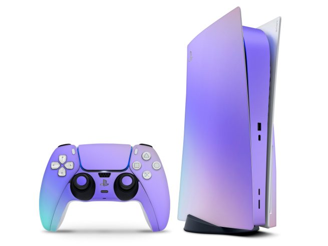 PlayStation 5 Gradient Lavender Skin