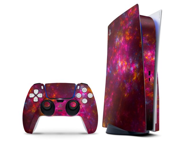 PlayStation 5 Astral Cosmos Pink Skin