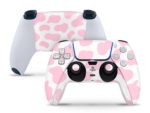 PlayStation 5 Pink Cow Print Skin