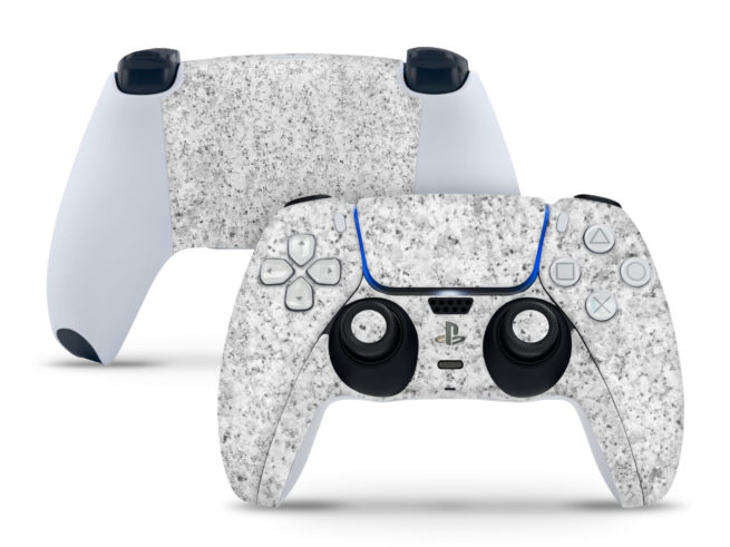 PlayStation 5 White Granit Skin