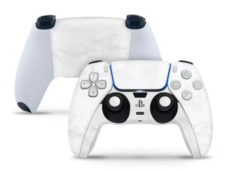 PS5 CONTROLLER SKIN WHITE MARBLE