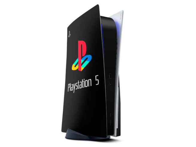 PlayStation 5 Classic Retro PS Logo Skin