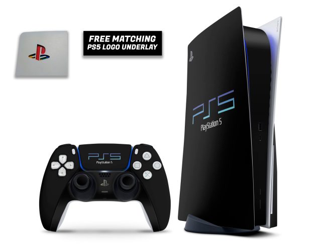 PlayStation 5 Retro PS2 Logo Skin