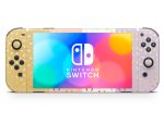 Nintendo Switch OLED Gold Pastels Skin