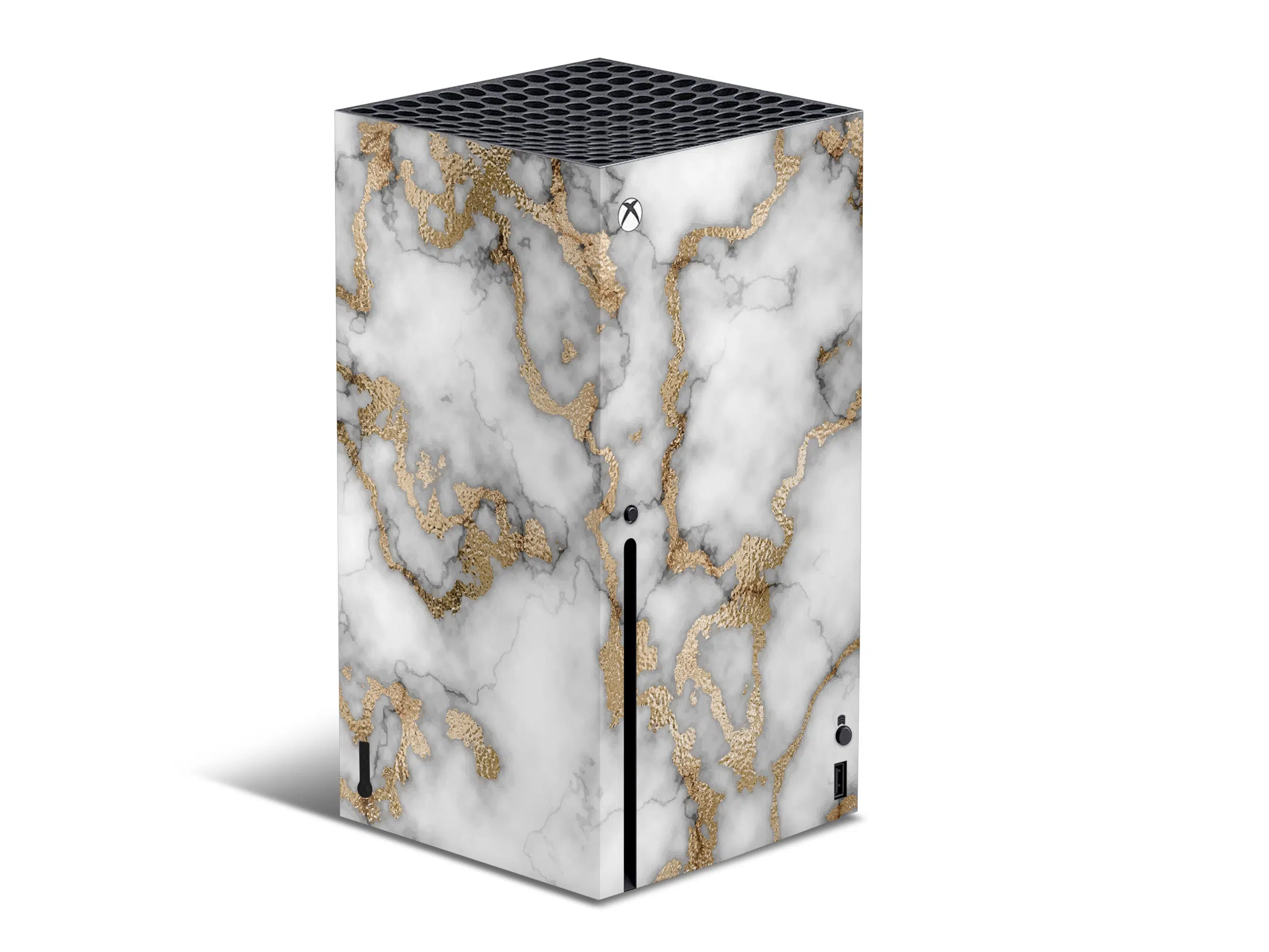 MARBLE WITH GOLD XBOX SERIES X SKIN