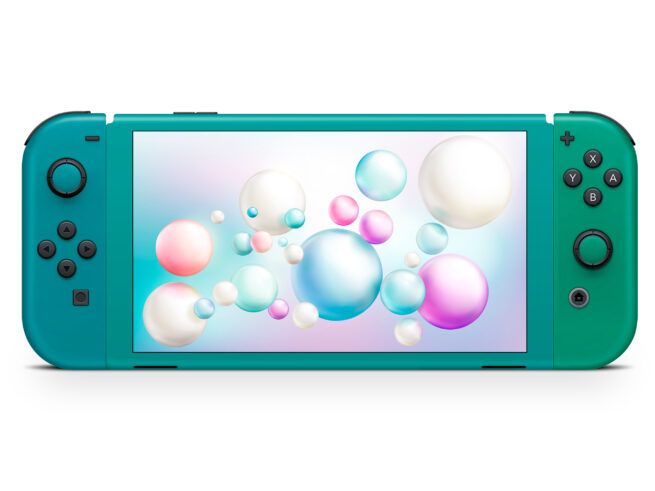 Nintendo Switch OLED Tropical Green Skin